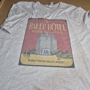 Bella Canvas Light Gray Baker Hotel Tee